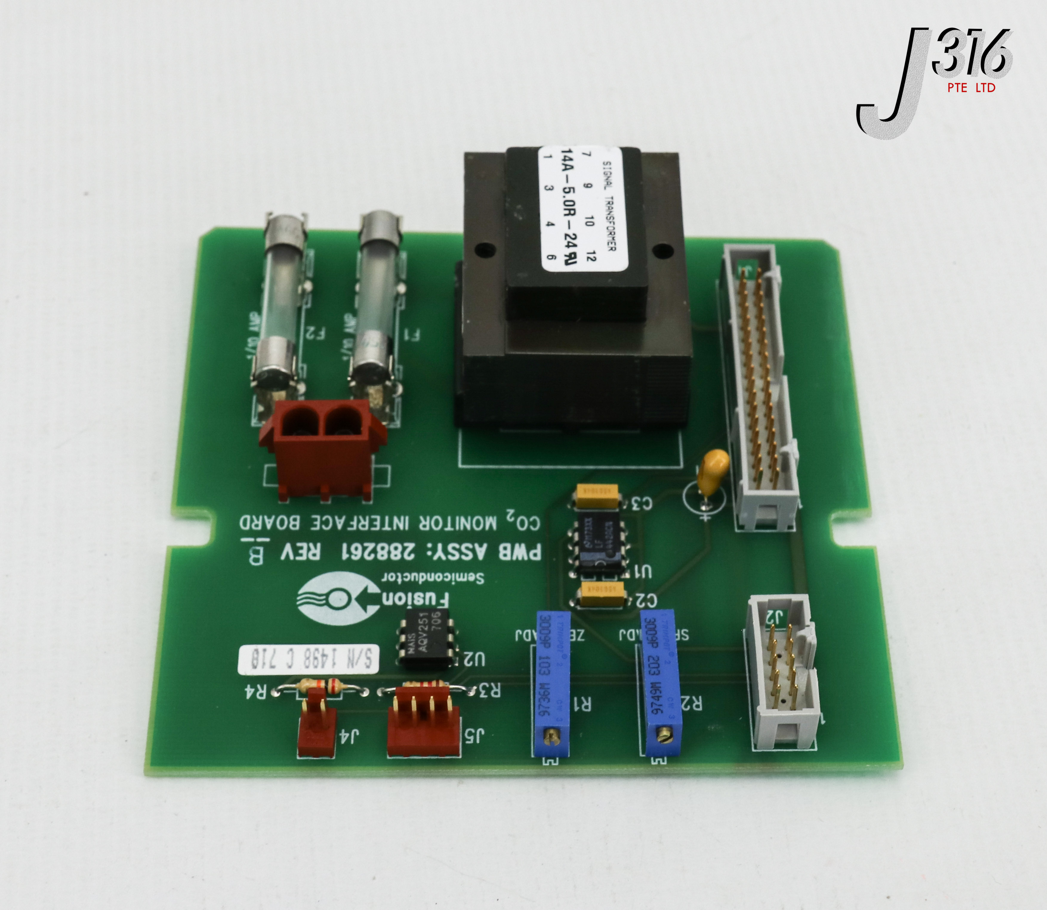 23971 FUSION SEMICONDUCTOR PCB, CO2 MONITOR INTERFACE BOARD, 28851